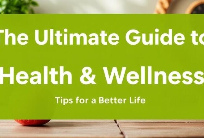 The Ultimate Guide to Health & Wellness: Tips for a Better Life