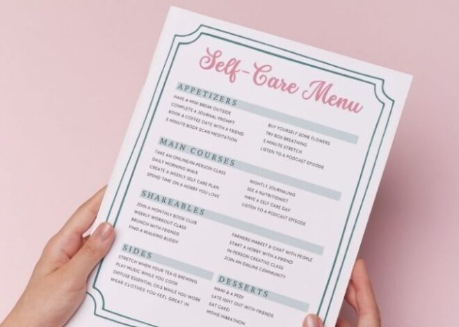 I Built a Self-Care Menu for Bad Days